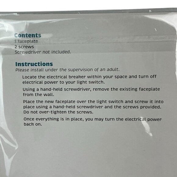 Flower Decorative Wall Switch Plate Cover Novelty Faceplate Green Teal 6.5 in - Picture 4 of 15